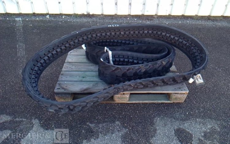 VEMA 2 CHENILLES NEUVES POUR MINIPELLE 250X47X80 NOIR SD255