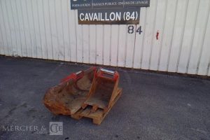 ACB MORRIN 1 GODET DE CURAGE 1450mm + 1 GODET DE FOUILLE 370mm ACB ROUILLE SD256