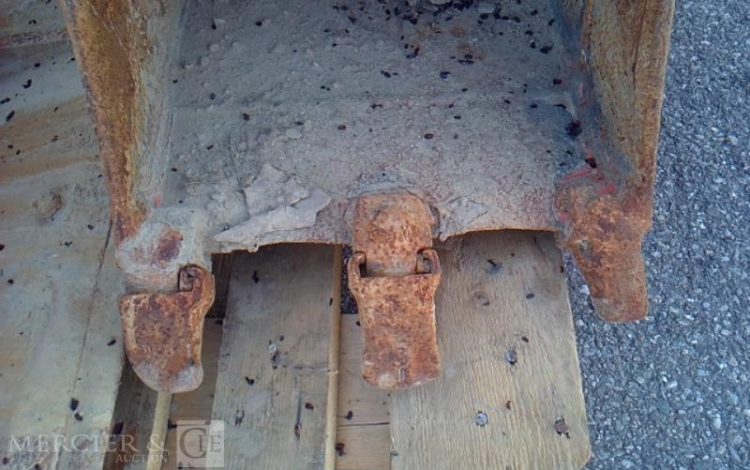 ACB MORRIN 1 GODET DE CURAGE 1450mm + 1 GODET DE FOUILLE 370mm ACB ROUILLE SD256