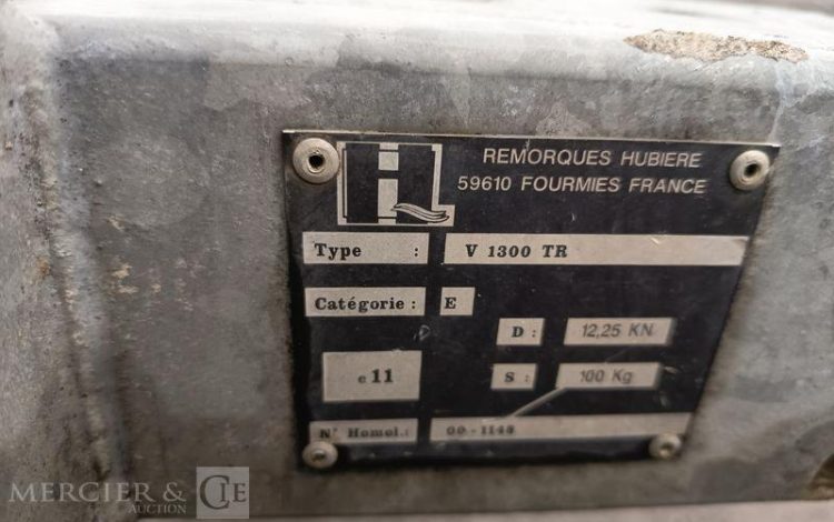 HUBIERE REMORQUE TONNE A EAU 500 LITRES AVEC POMPE A EAU ELECTRIQUE –  TON010005