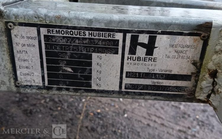 HUBIERE REMORQUE TONNE A EAU 500 LITRES AVEC POMPE A EAU ELECTRIQUE –  TON010006