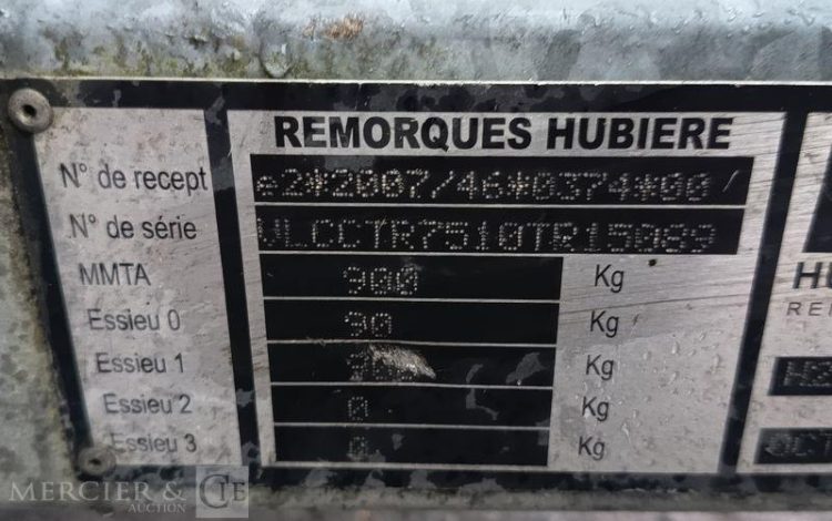 HUBIERE REMORQUE TONNE A EAU 500 LITRES AVEC POMPE A EAU ELECTRIQUE –  TON010006