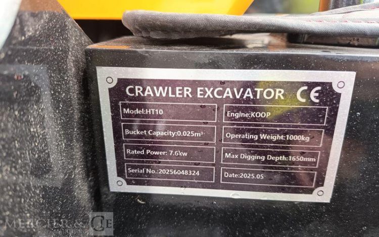 HIGHTOP MICROPELLE HT10 SUR CHENILLES DIESEL 1T – ANNEE 2025 – MATERIEL NEUF  1286HT