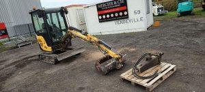 YANMAR MINI PELLE SUR CHENILLES SV18 – DIESEL – 1,9T –  1087 HEURES – ANNEE 2019  12932