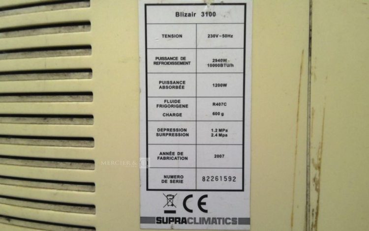 SUPRACLIMATICS BLIZAIR 3100  CLI010160
