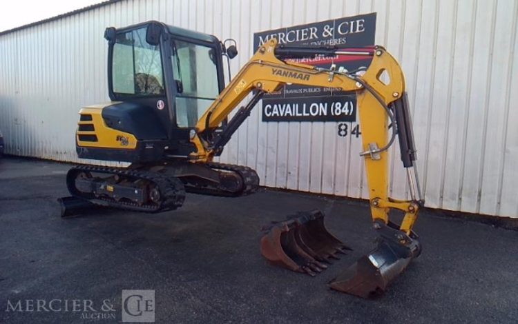 YANMAR MINI PELLE SV26 2T6 196H AN2022 JAUNE 17391