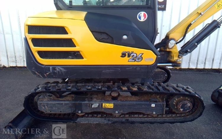 YANMAR MINI PELLE SV26 2T6 196H AN2022 JAUNE 17391