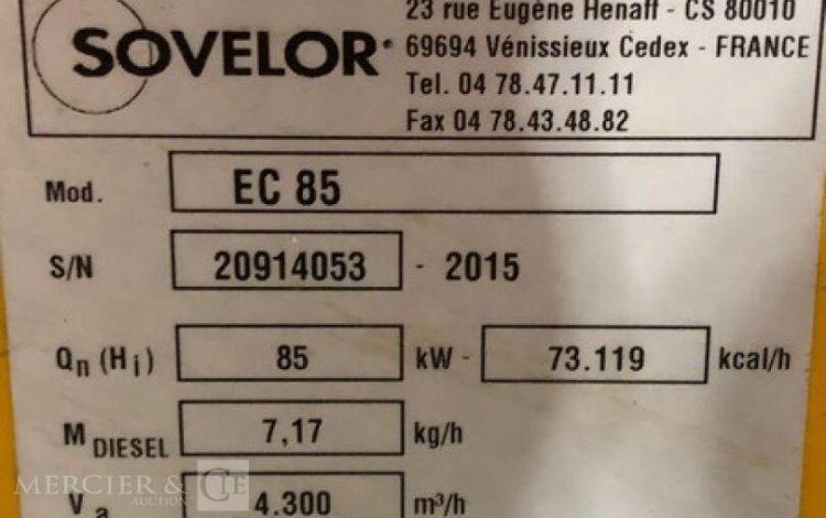 SOVELOR EC85  CID010276