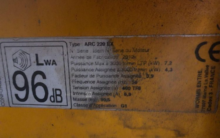 WORMS ARC 220 EX  GRO010035