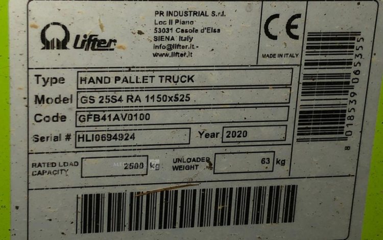 LIFTER GS 25S4 RA  TRA005072