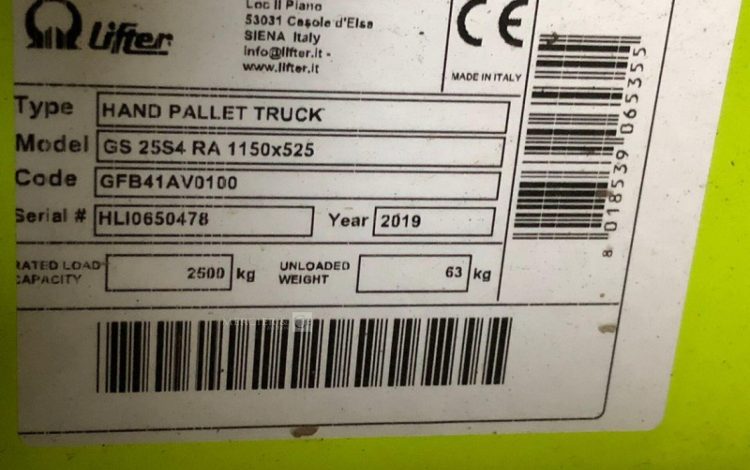 LIFTER GS 25S4RA  TRA011559