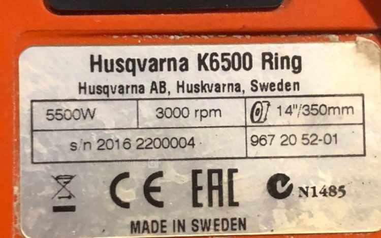 HUSQVARNA K6500  TRO010030