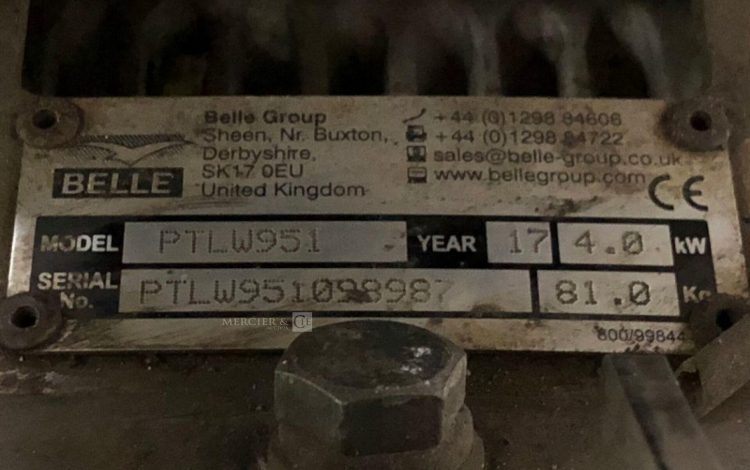 BELLE GROUP PTLW951  18MAM22026