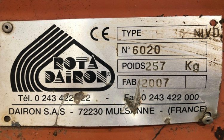 ROTADAIRON STH36 NIVD  22MAM22026