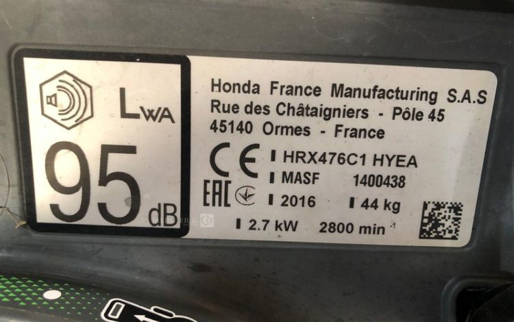 HONDA HRX476C1  55MAM22026