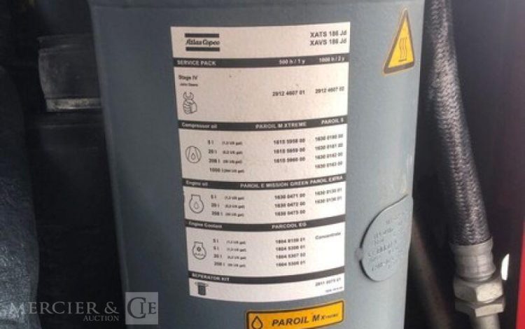 ATLAS COPCO XAVS186 ST4 – JDPOWER  4944