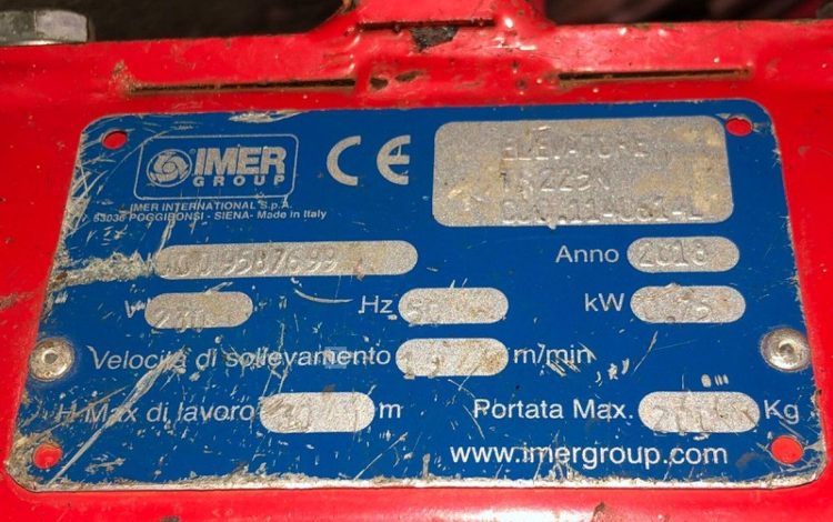 IMER TR225N  97MAM22026