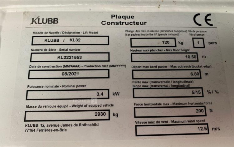 RENAULT RENAULT MASTER / KLUBB KL32  GB-662-PB