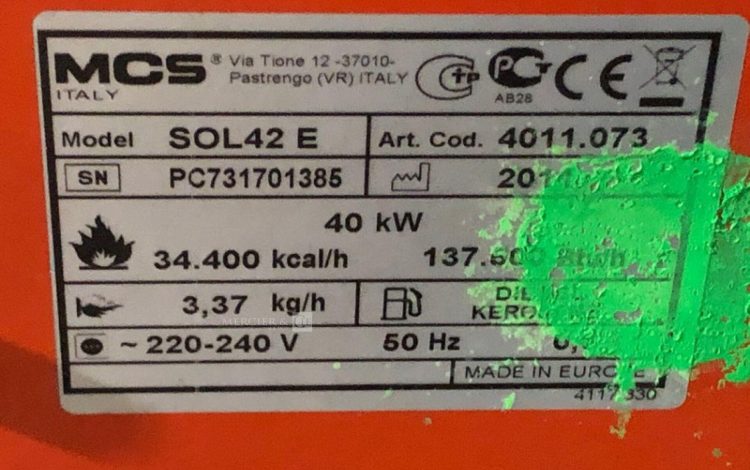 MCS SOL 42E  QA701385