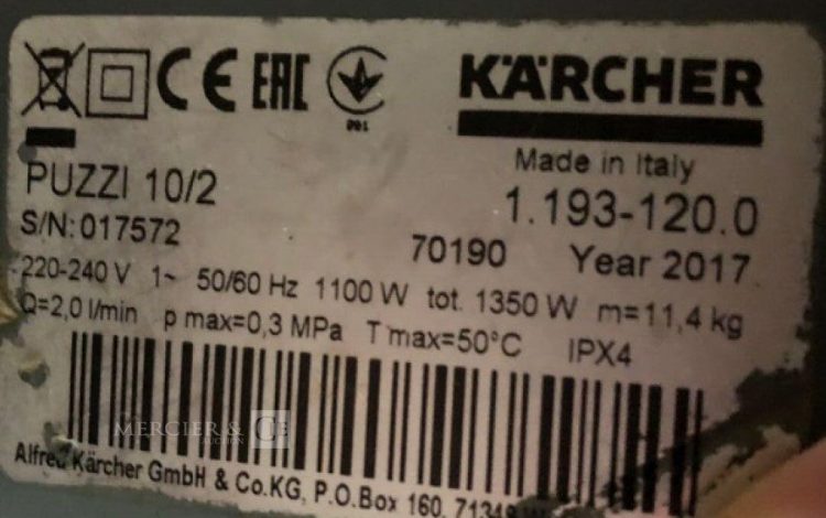 KARCHER PUZZI 10/2  109MAM2