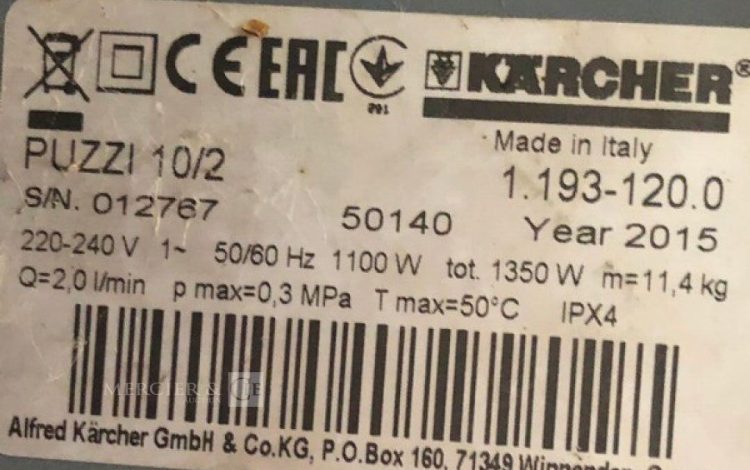KARCHER PUZZI 10/2  109MAM2