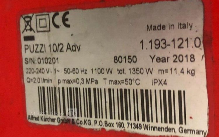 KARCHER PUZZI 10/2  109MAM2
