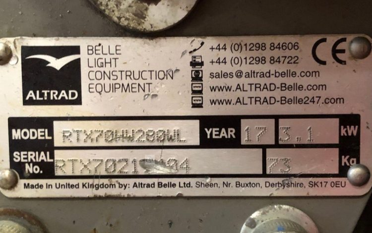 BELLE GROUP RTX70HW280WL  102MAM2