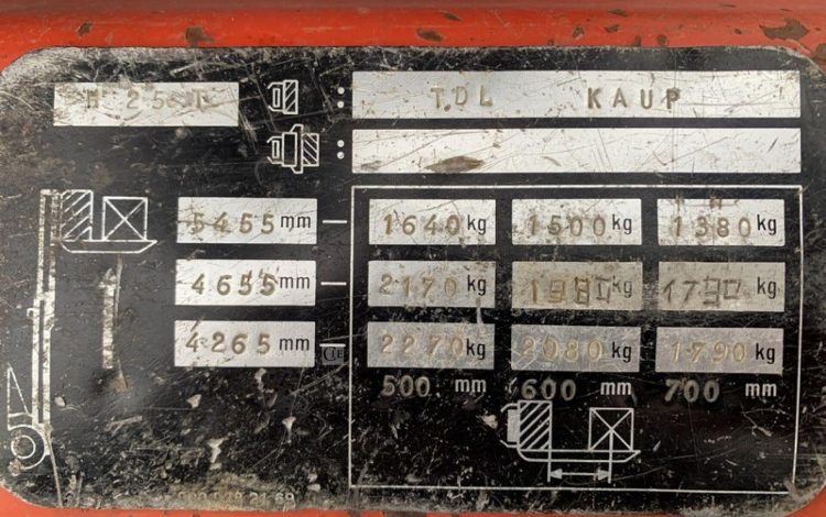 FENWICK H25T  YD22925