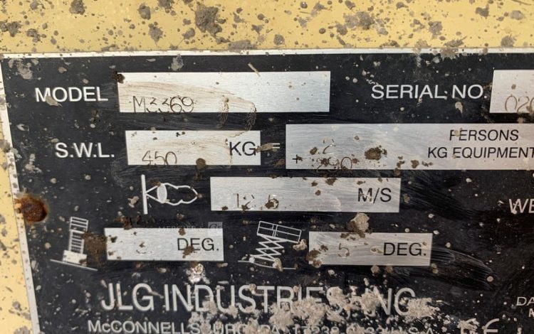 JLG M3369  CB12A2451