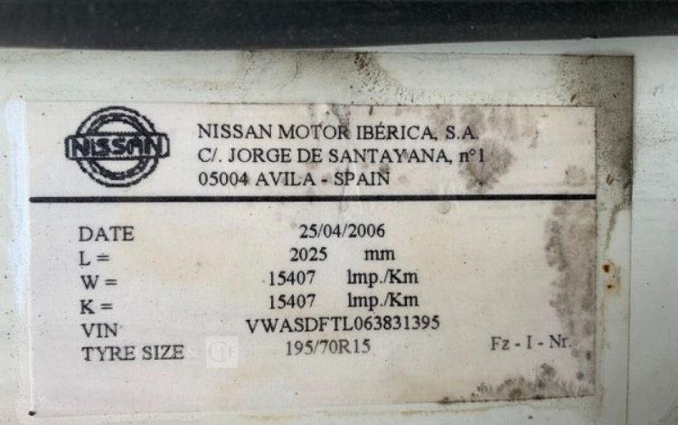 NISSAN NISSAN CABSTAR / MULTITEL 160ALU DS  VL16A2750