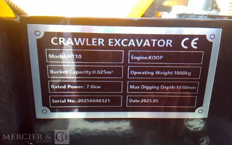 HIGHTOP MICROPELLE HT10 SUR CHENILLES DIESEL 1T – ANNEE 2025 – MATERIEL NEUF  48319