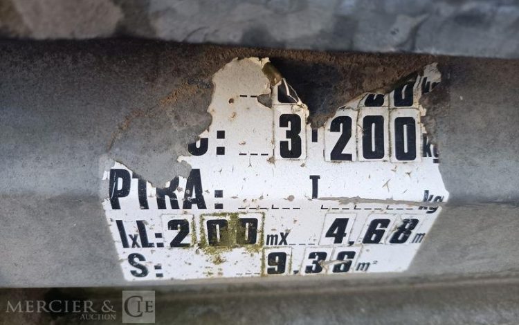 YSM REMORQUE 3T2 PLATEAU  AH-861-NE