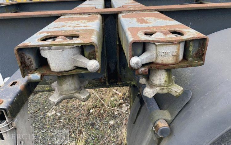 LECITRAILER SREM 3 ESS 42T PORTE CONTENEUR – pour pieces sans CG  AL-925-GG