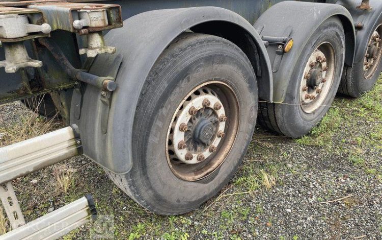 LECITRAILER SREM 3 ESS 42T PORTE CONTENEUR – pour pieces sans CG  AL-925-GG