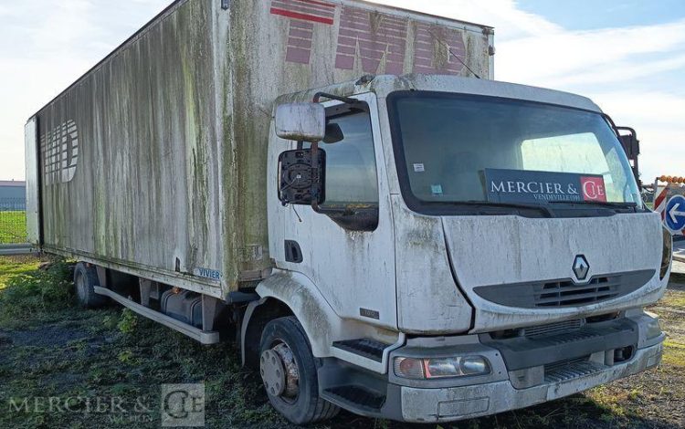 RENAULT MIDLUM 180 DXi CAISSE – PTAC : 11,99 TONNES – DIESEL – ANNEE 2006 BLANC BE-734-SV