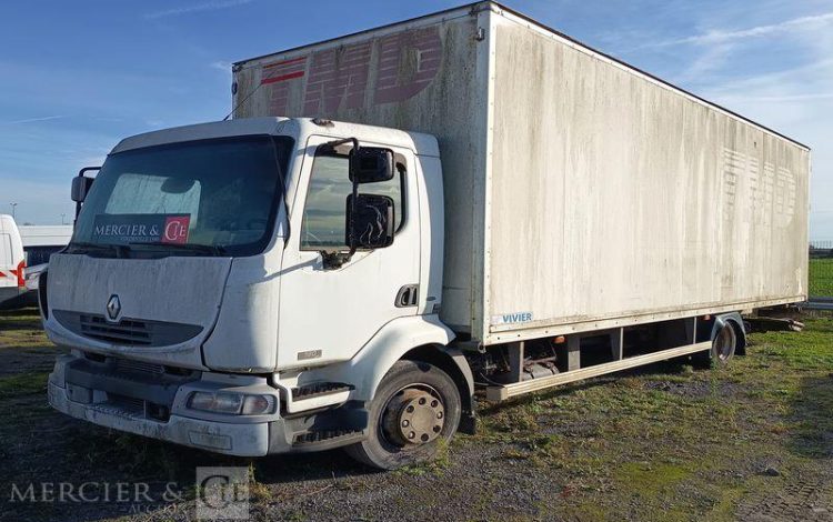 RENAULT MIDLUM 180 DXi CAISSE – PTAC : 11,99 TONNES – DIESEL – ANNEE 2006 BLANC BE-734-SV
