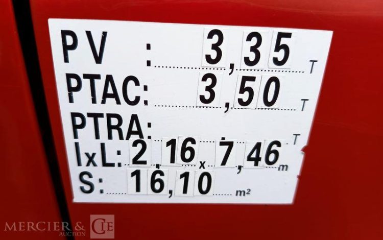 IVECO 35S11 AVEC NACELLE MULTITEL 160ALUDS 16M  CT-417-VS