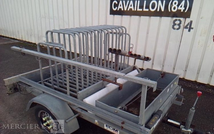 ECIM REMORQUE PORTE PANNEAU 750KG  DQ-497-WK
