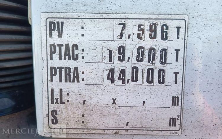 MERCEDES ACTROS 1845 EQUIPE HYDRAULIQUE BLANC DQ-939-KG