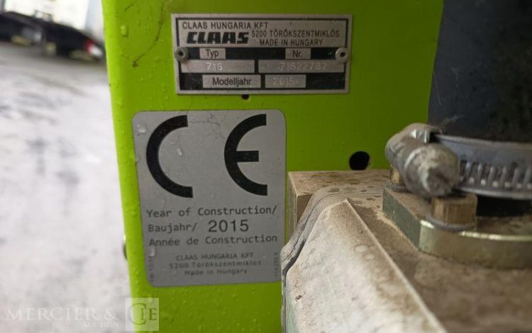 CLAAS CHARIOT COUPE V600  DT-368-FC