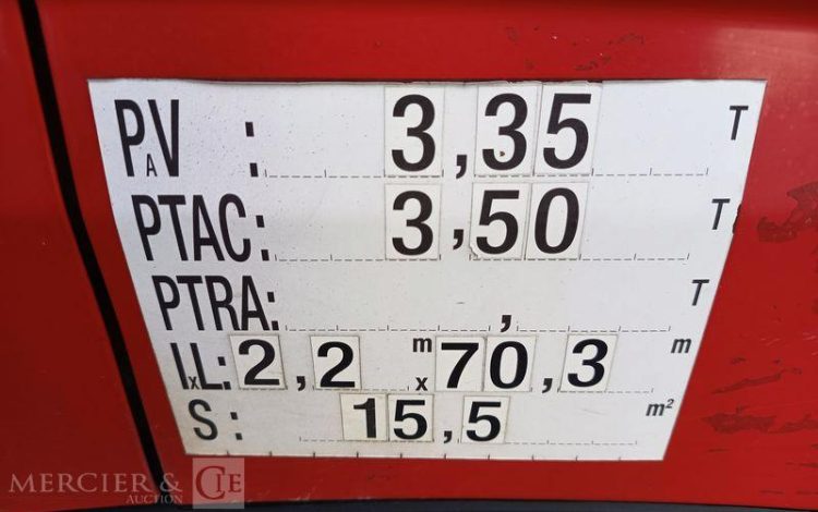 MULTITEL DAILY AVEC NACELLE MULTITEL MX170 16M – NON ROULANT  EC-822-KC