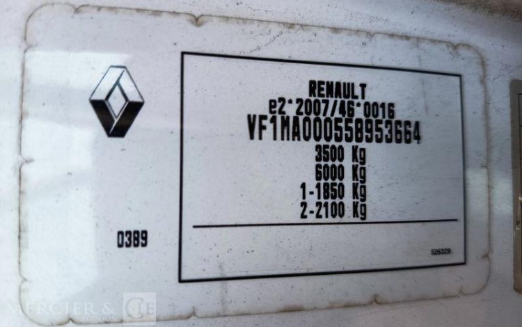 RENAULT MASTER AVEC NACELLE VERSALIFT ETL32-125 12A14M  ET-155-RJ