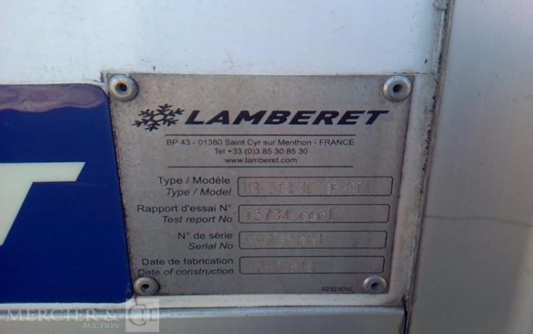 IVECO STRALIS 330E6 CAISSE HAYON FRIGO 6X2 PTAC 26T BLANC EX-153-FB