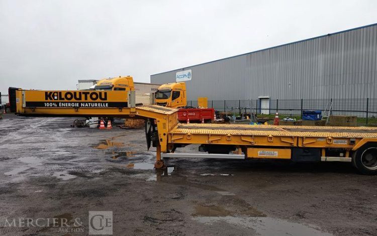 LOUAULT SEMI REMORQUE PORTE ENGIN SR34 3 ESSIEUX – PTAC 45 TONNES –  FC-354-HY