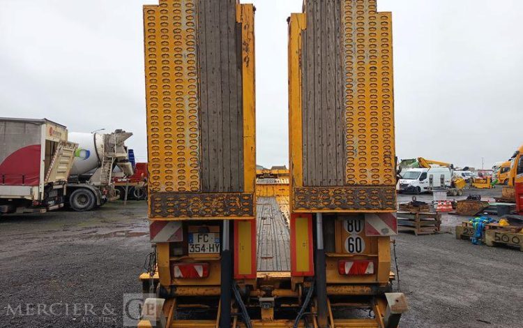 LOUAULT SEMI REMORQUE PORTE ENGIN SR34 3 ESSIEUX – PTAC 45 TONNES –  FC-354-HY