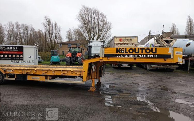 LOUAULT SEMI REMORQUE PORTE ENGIN SR34 3 ESSIEUX – PTAC 45 TONNES –  FC-354-HY