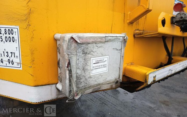 LOUAULT SEMI REMORQUE PORTE ENGIN SR34 3 ESSIEUX – PTAC 45 TONNES –  FC-354-HY