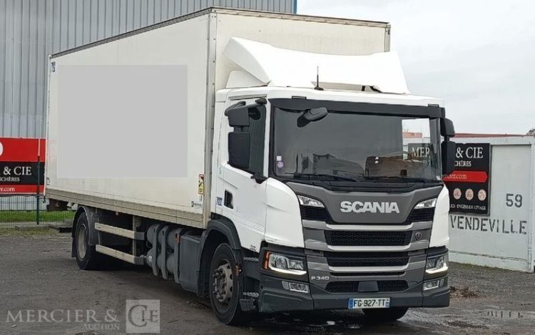 SCANIA PORTEUR FOURGON GNC 19T  FG-927-TT