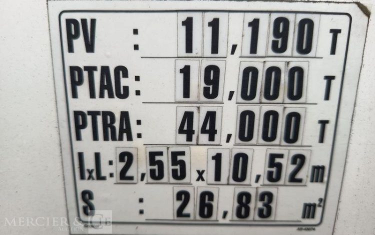 SCANIA PORTEUR FOURGON GNC 19T  FG-927-TT