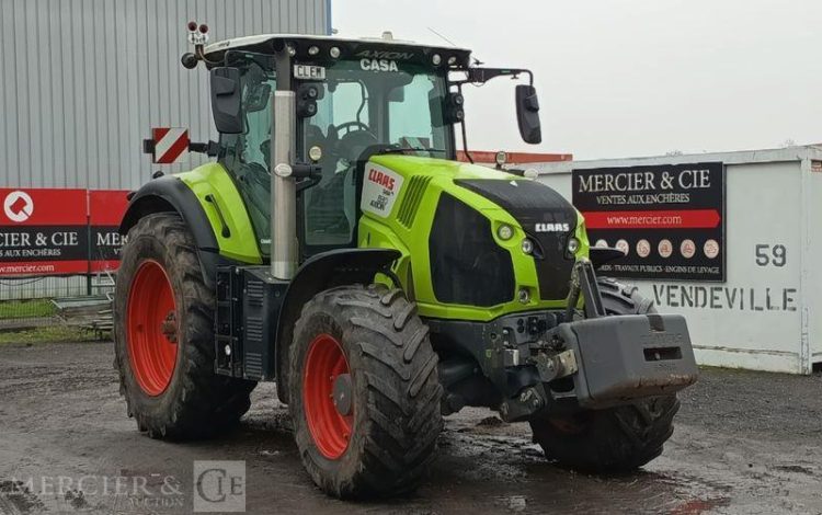 CLAAS TRACTEUR AGRICOLE AXION 830 CMATIC DIESEL – 3353 HEURES – ANNEE 2019  FJ-992-NF